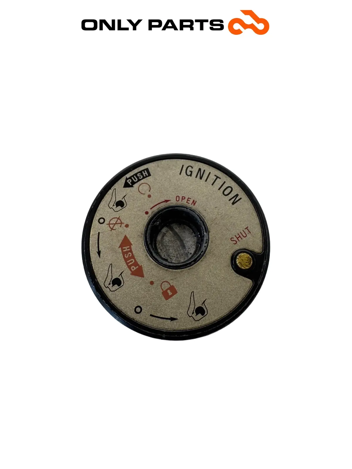 Cover blocchetto accensione  Kymco People GTi 300 2014 (ignition switch) Kymco People GTi 300cc 2014 Bianco usato — foto reale 2