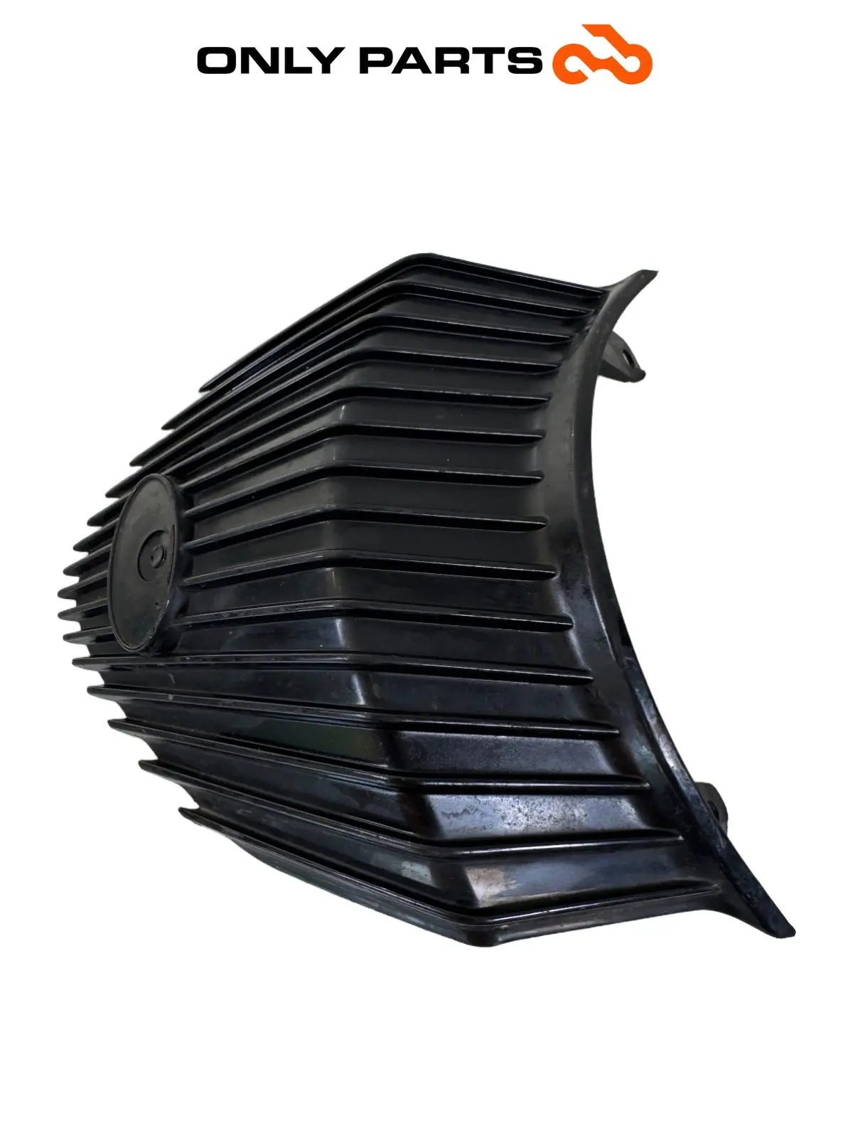 Carena anteriore scudo centrale 64303-LGE5-E00 Kymco People GTi 300 2014 (front shield cover) Kymco People GTi 300cc 2014 Bianco usato — foto reale 3