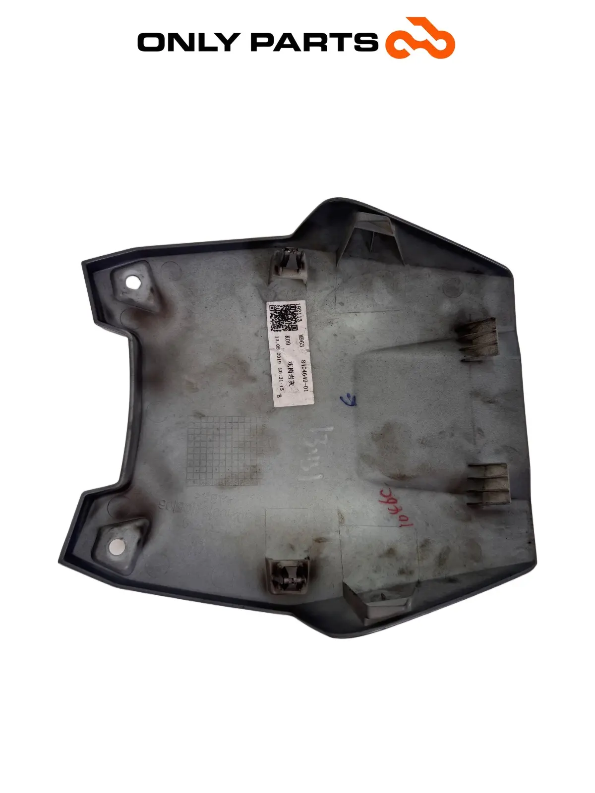 Carena coperchio batteria BMW C 400 X 400cc 2020 Blu usato — foto reale 7