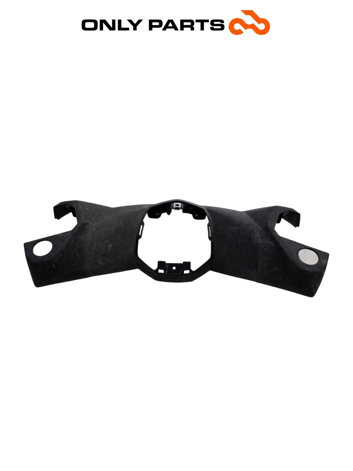 Carena coperchio manubrio superiore plastica Yamaha X-max 125cc 2014 Grigio opaco usato — foto reale 4