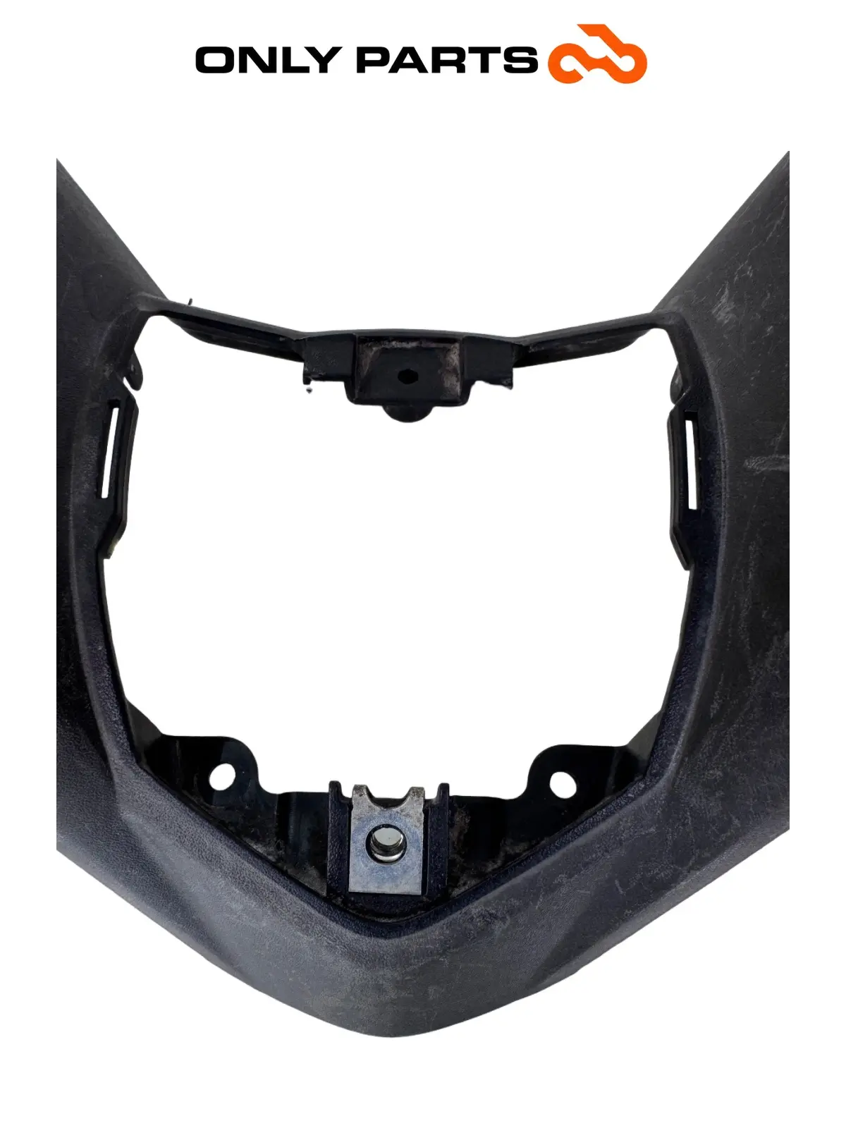 Carena coperchio manubrio superiore plastica Yamaha X-max 125cc 2014 Grigio opaco usato — foto reale 9