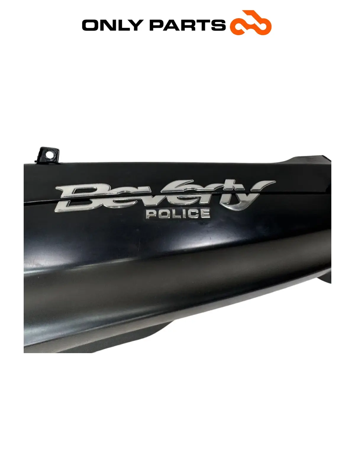 Carena fiancata destra/ codone Piaggio Beverly Police 300cc 2018 Nero usato — foto reale 4