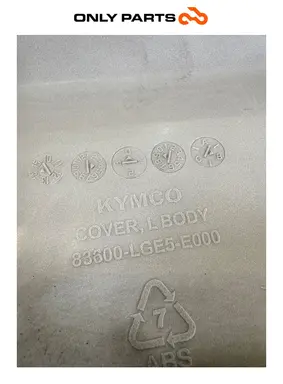 Carena laterale sinistra 83600-LGE5-E000 Kymco People GTi 300 2014 (left body cover) Kymco People GTi 300cc 2014 Bianco usato — foto reale 12