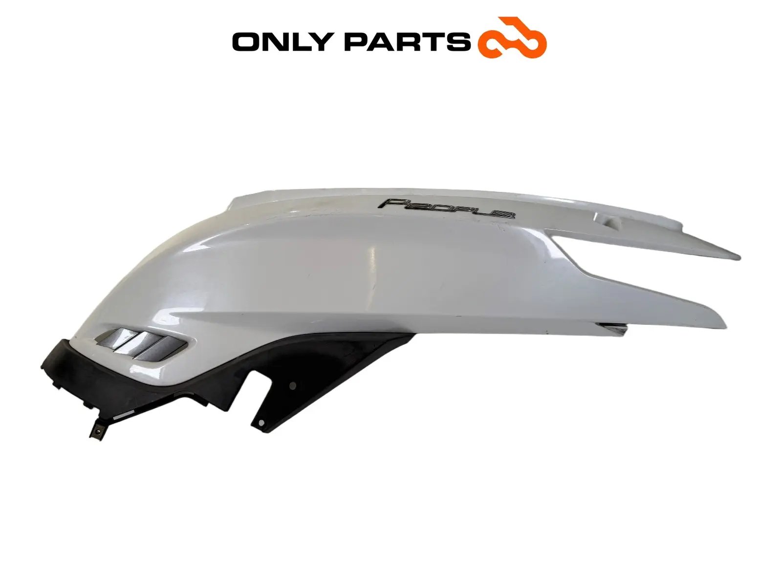 Carena laterale sinistra 83600-LGE5-E000 Kymco People GTi 300 2014 (left body cover) Kymco People GTi 300cc 2014 Bianco usato — foto reale 3