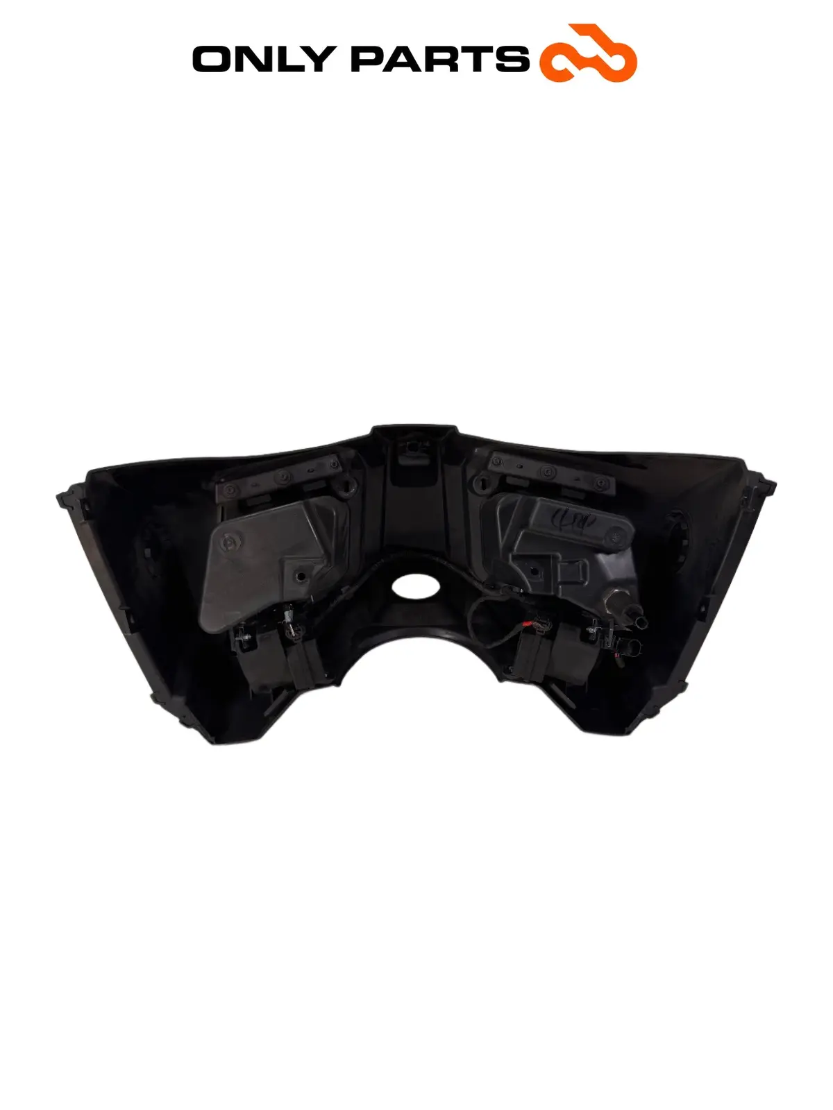 carena retroscudo superiore BMW C 400 X 400cc 2020 Blu usato — foto reale 9
