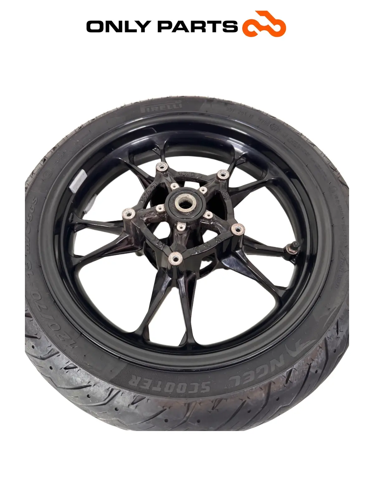 Cerchio anteriore BMW C 400 X 400cc 2020 Blu usato — foto reale 14