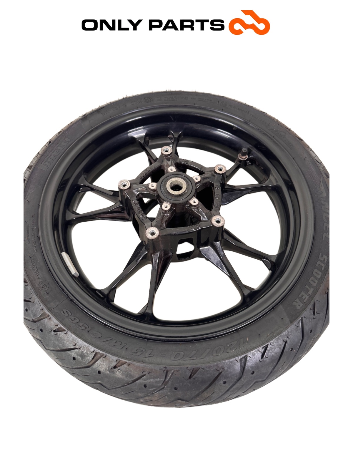 Cerchio anteriore BMW C 400 X 400cc 2020 Blu usato — foto reale 2