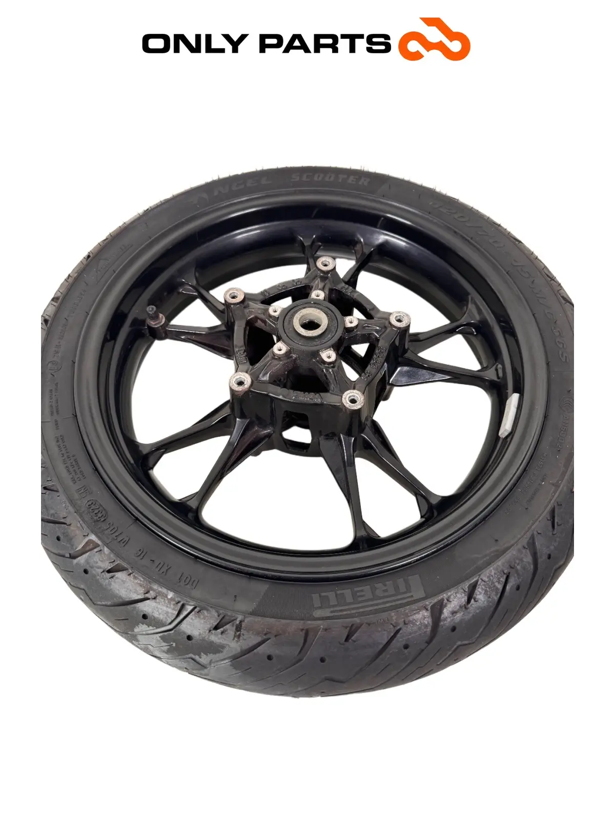 Cerchio anteriore BMW C 400 X 400cc 2020 Blu usato — foto reale 4