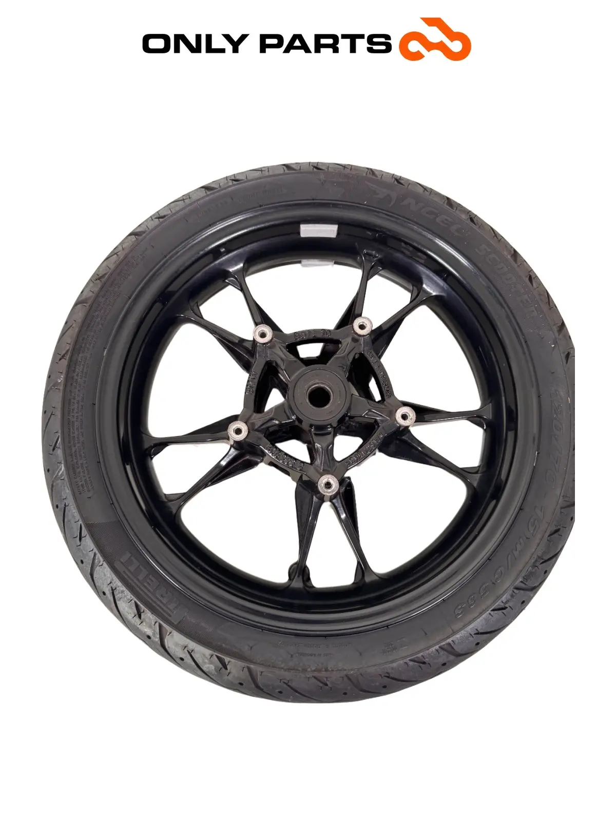 Cerchio anteriore BMW C 400 X 400cc 2020 Blu usato — foto reale 5