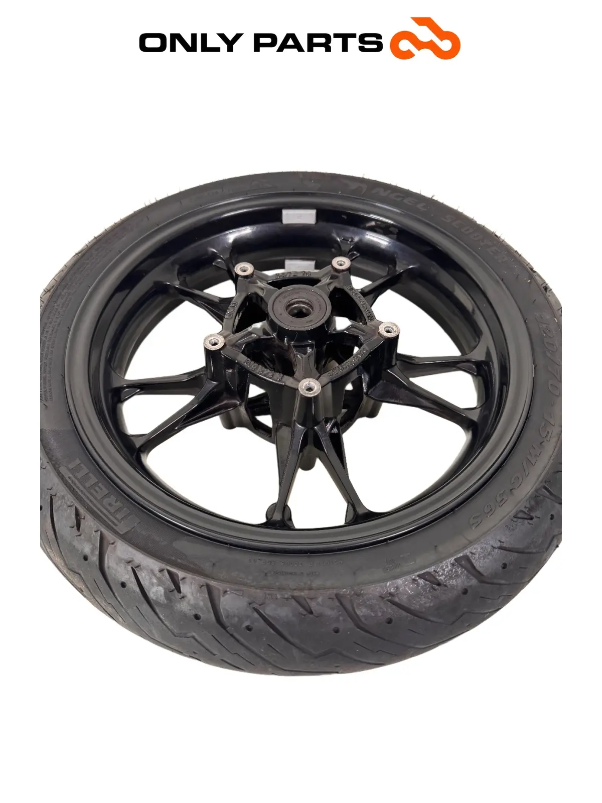 Cerchio anteriore BMW C 400 X 400cc 2020 Blu usato — foto reale 6