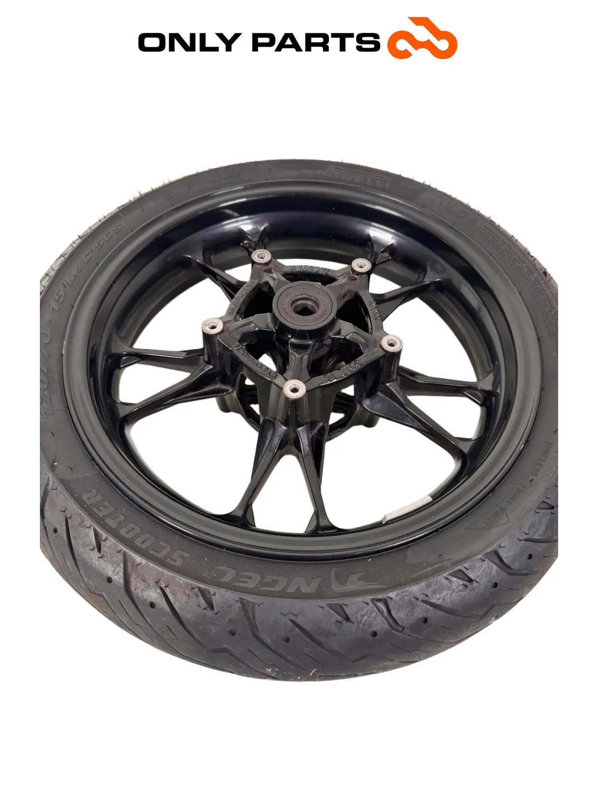 Cerchio anteriore BMW C 400 X 400cc 2020 Blu usato — foto reale 8
