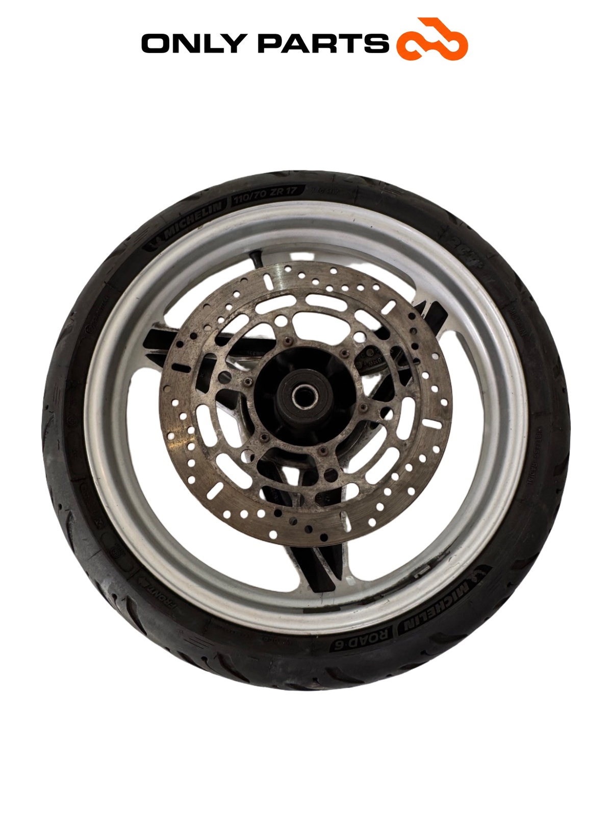 Cerchio anteriore BMW F 650 CS 2001 Grigio usato — foto reale 1