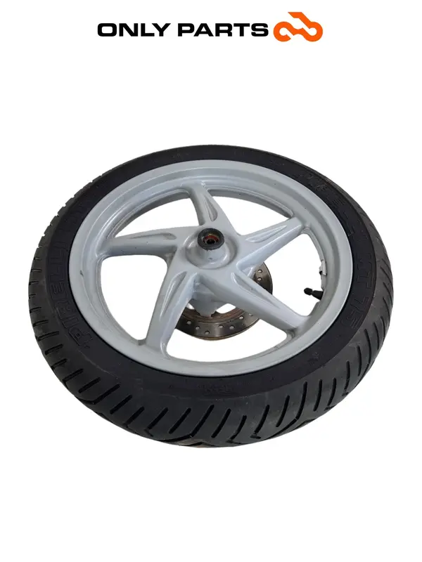 CERCHIO RUOTA ANTERIORE + DISCO FRENO HONDA SH 125 150 2001-2004 FRONT WHEEL RIM — 4