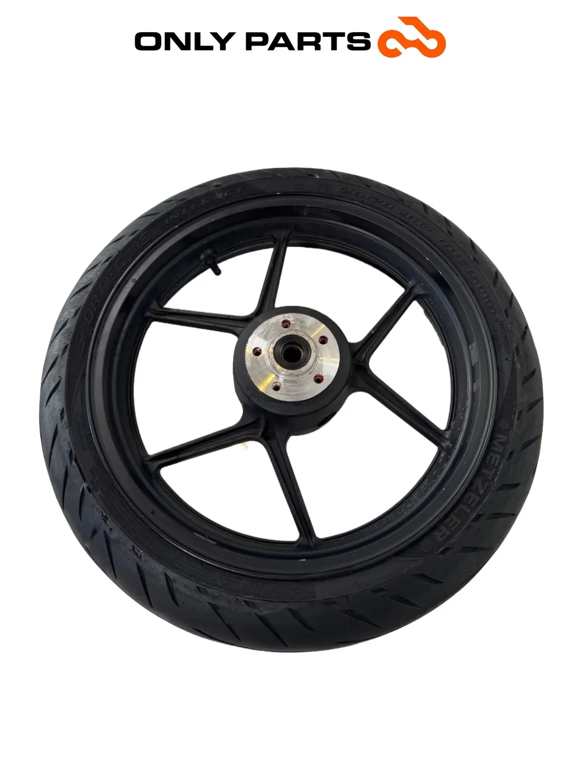 Cerchio anteriore Kawasaki Z 750cc 2004 Nera usato — foto reale 10