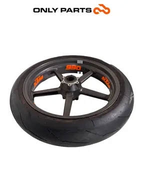 Cerchio anteriore KTM Super Duke 990cc 2006 Nero/Arancione usato — foto reale 10