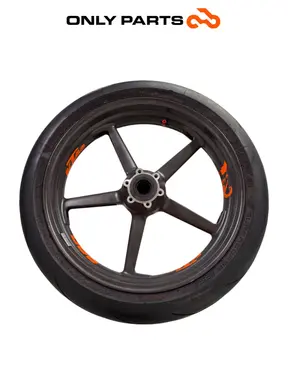 Cerchio anteriore KTM Super Duke 990cc 2006 Nero/Arancione usato — foto reale 7