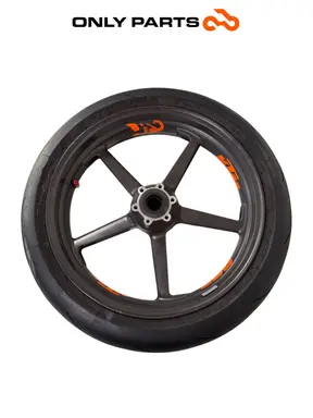 Cerchio anteriore KTM Super Duke 990cc 2006 Nero/Arancione usato — foto reale 8