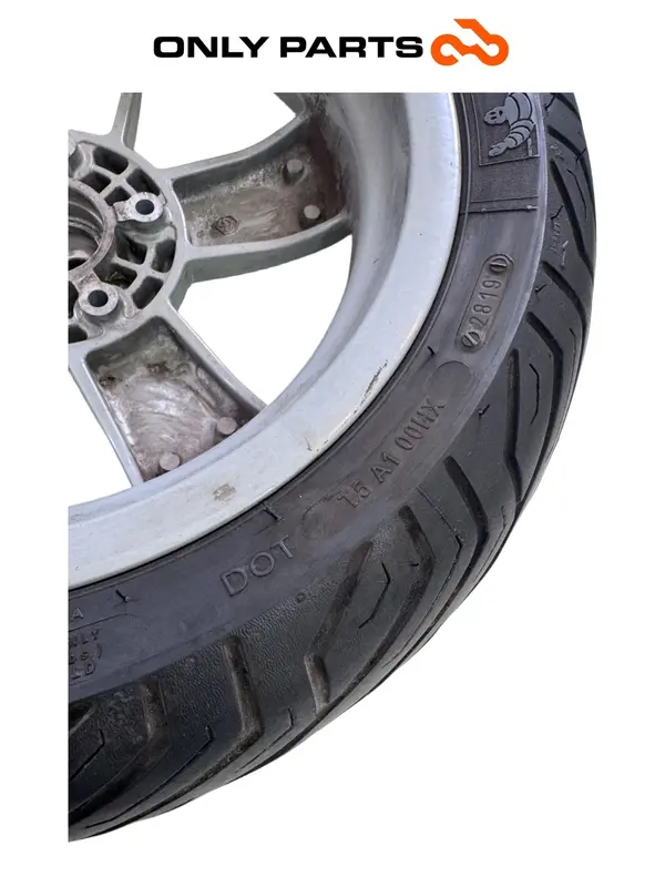 CERCHIO RUOTA ANTERIORE PIAGGIO VESPA GT 200 2003 ORIGINALE CERCHIONE GOMMATO — 4