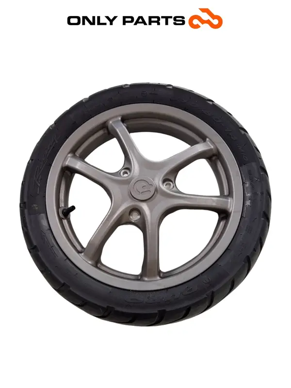 CERCHIO ANTERIORE RUOTA LEGA NERO 14" QUADRO 350S ANNO 2013 ORIGINALE SCOOTER — 3