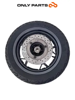 Cerchio posteriore completo disco abs Yamaha X-max 125cc 2014 Grigio opaco usato — foto reale 1