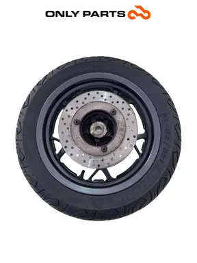 Cerchio posteriore completo disco abs Yamaha X-max 125cc 2014 Grigio opaco usato — foto reale 5