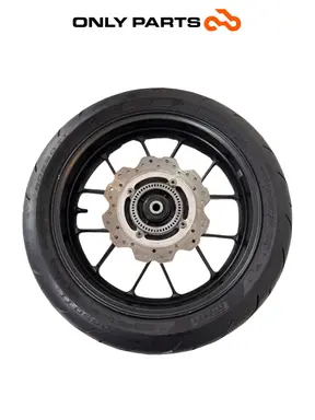 Cerchio posteriore Honda CB 500 F 500cc 2014 Nero usato — foto reale 2