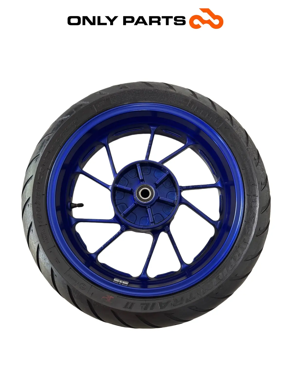 Cerchio ruota posteriore Yamaha Tracer 900cc 2019 Nero usato — foto reale 10