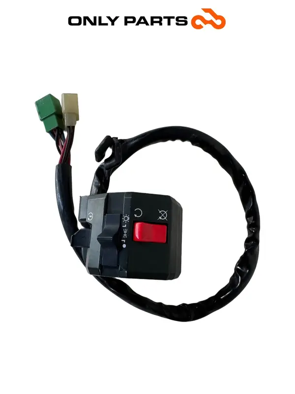 BLOCCHETTO COMANDI DESTRO DEVIOLUCI KAWASAKI ER-5 500cc ER5 2001-2006 SWITCH OEM — 3