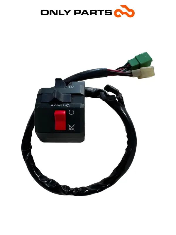BLOCCHETTO COMANDI DESTRO DEVIOLUCI KAWASAKI ER-5 500cc ER5 2001-2006 SWITCH OEM — 4