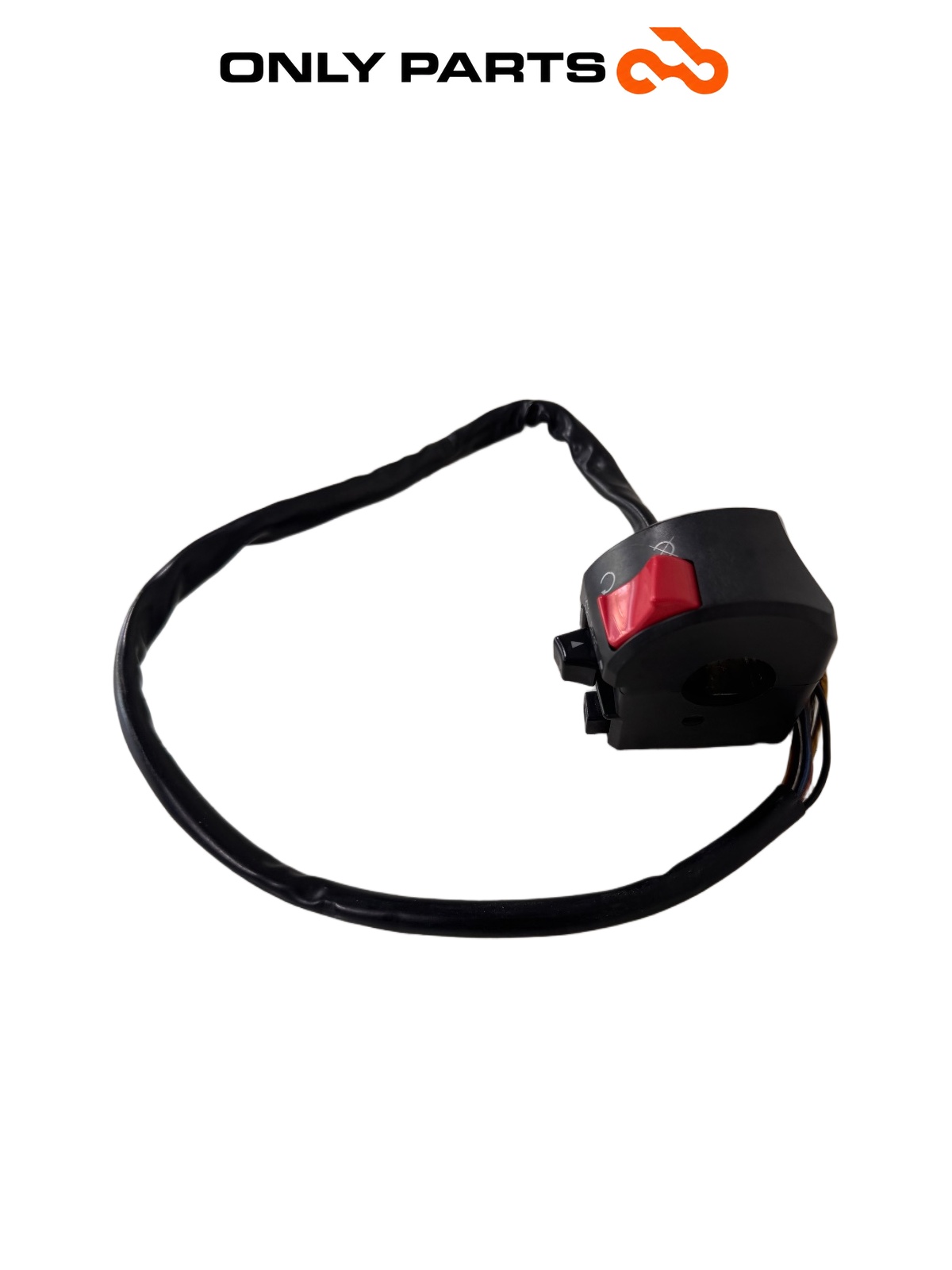 Commutatore DX / blocchetto avviamento KTM Super Duke 990cc 2006 Nero/Arancione usato — foto reale 3