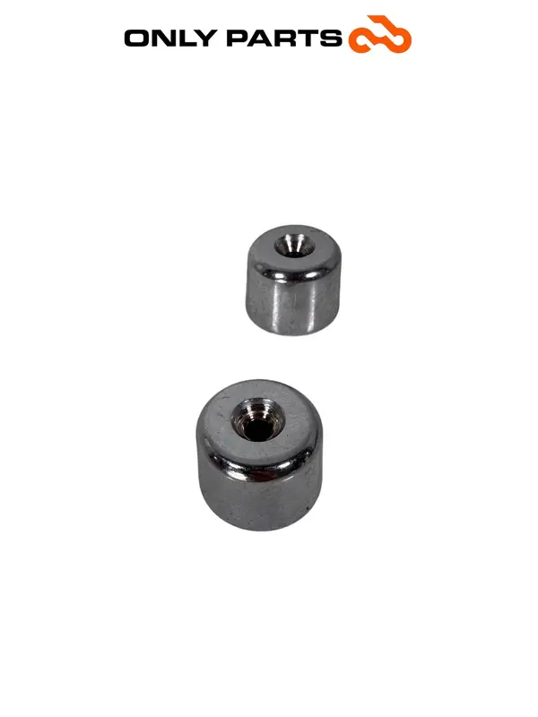 COPPIA CONTRAPPESI MANUBRIO BILANCIERI CROMATI PIAGGIO MP3 YOURBAN 300CC - 2013 — 5