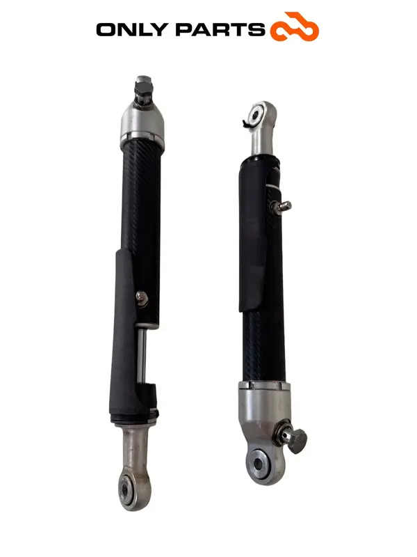 COPPIA AMMORTIZZATORI ANTERIORI QUADRO 350S 2013 ORIGINALE FRONT SHOCK ABSORBERS — 2
