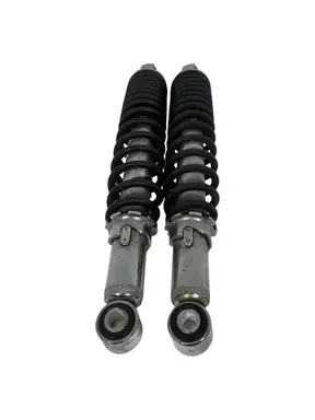Coppia ammortizzatori posteriori Honda CBF 125cc 2009 Nero usato — foto reale 4