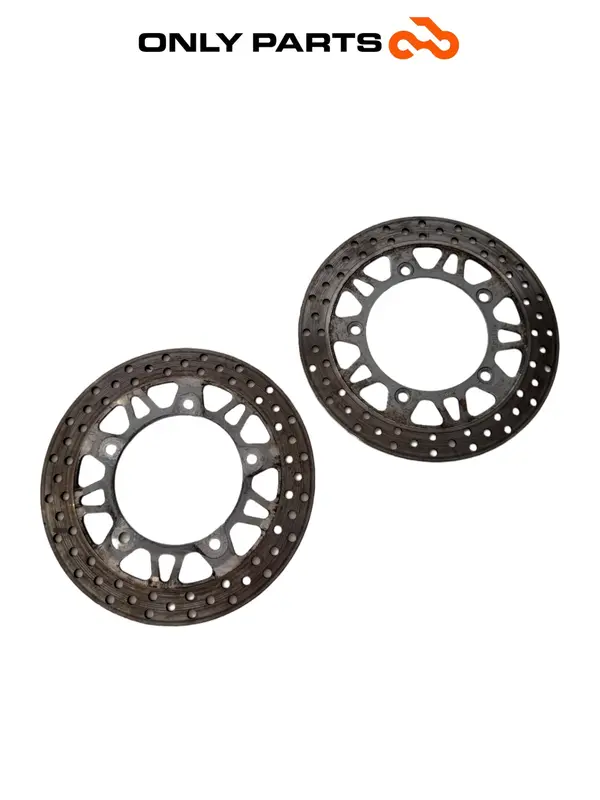 COPPIA DISCHI FRENO ANTERIORI SUZUKI BURGMAN 650 CC 2010 / FRONT BRAKE DISCS OEM