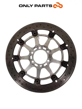 Coppia dischi freno anteriori KTM Super Duke 990cc 2006 Nero/Arancione usato — foto reale 10