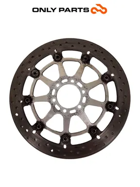 Coppia dischi freno anteriori KTM Super Duke 990cc 2006 Nero/Arancione usato — foto reale 8