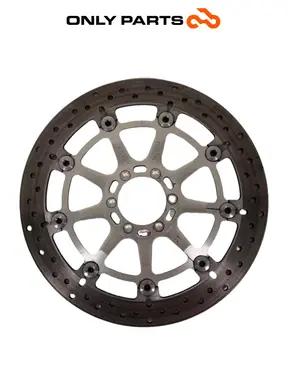Coppia dischi freno anteriori KTM Super Duke 990cc 2006 Nero/Arancione usato — foto reale 9