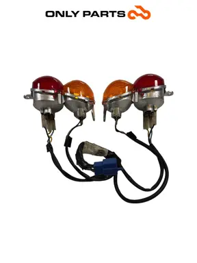 coppia fari posteriori Mbk Skyliner  125cc 1999 Blu usato — foto reale 6
