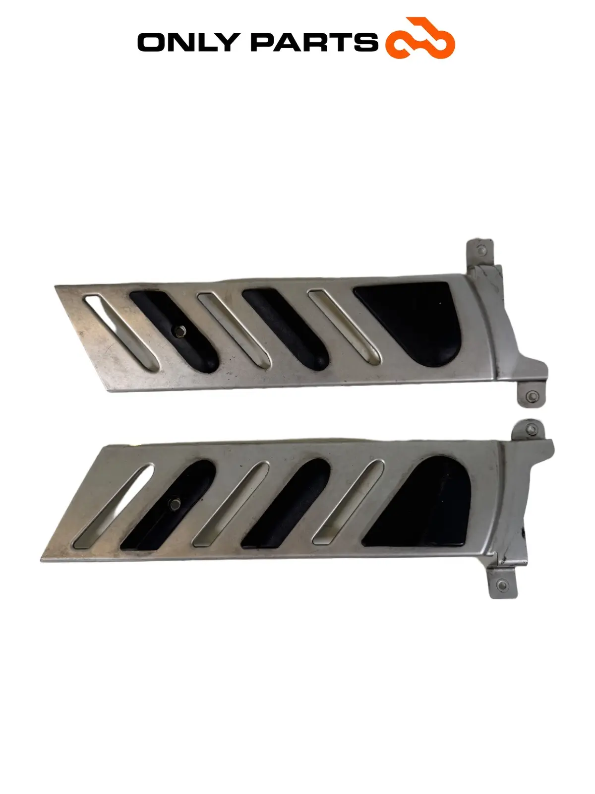 Coppia fianchetti / carter copri telaio BMW F 650 CS 2001 Grigio usato — foto reale 5