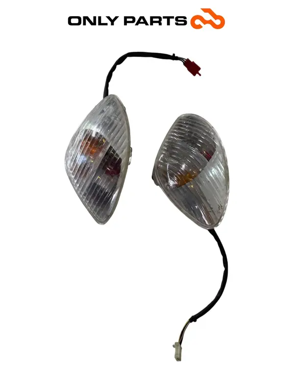 COPPIA FRECCE INDICATORI POSTERIORI PIAGGIO X9 250 2005 / FRONT TURN SIGNALS SET — 2