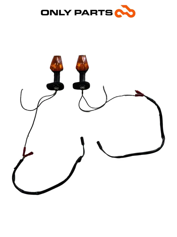 COPPIA FRECCE POSTERIORI INDICATORI DIREZIONE MOTO KAWASAKI ER-5 500 UNIVERSALI — 2