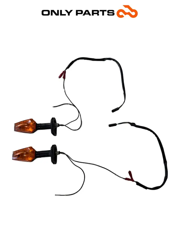 COPPIA FRECCE POSTERIORI INDICATORI DIREZIONE MOTO KAWASAKI ER-5 500 UNIVERSALI — 3