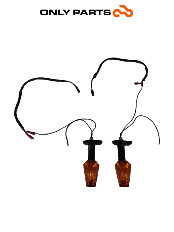 COPPIA FRECCE POSTERIORI INDICATORI DIREZIONE MOTO KAWASAKI ER-5 500 UNIVERSALI — 4