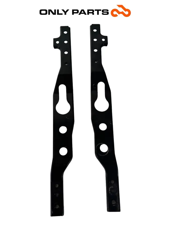 Coppia staffe supporto poggiapiedi in acciaio Kymco People GTi 300 2014 (pair of frame rails)