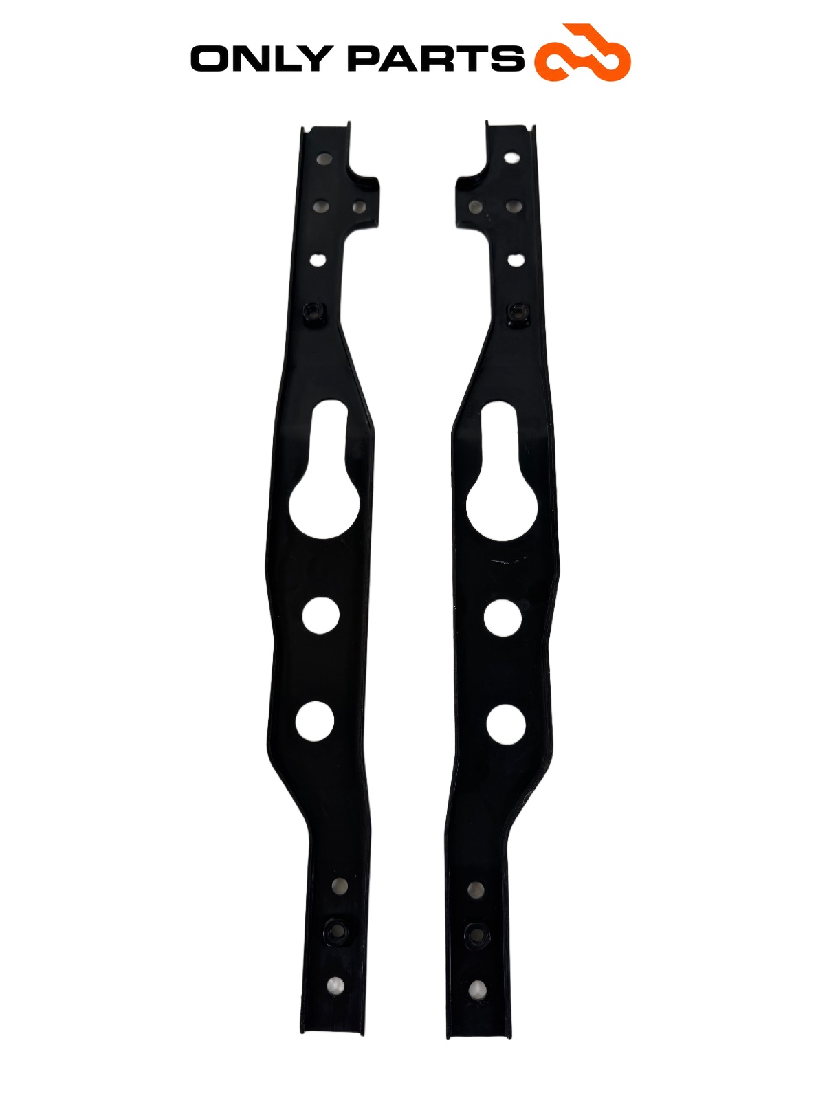 Coppia staffe supporto poggiapiedi in acciaio Kymco People GTi 300 2014 (pair of frame rails) Kymco People GTi 300cc 2014 Bianco usato — foto reale 7