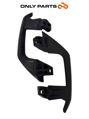 Coppia maniglie posteriori passeggero BMW C 400 X 400cc 2020 Blu usato — foto reale 10