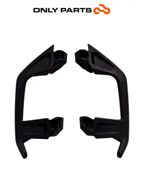 Coppia maniglie posteriori passeggero BMW C 400 X 400cc 2020 Blu usato — foto reale 4