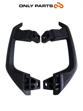 Coppia maniglie posteriori passeggero BMW C 400 X 400cc 2020 Blu usato — foto reale 8