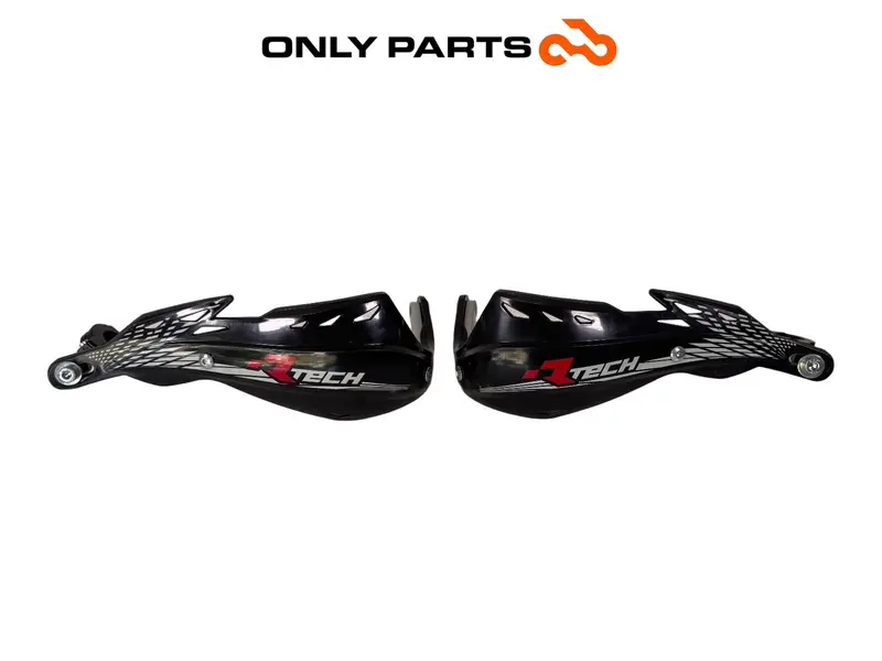 COPPIA PARAMANI NERI RTECH KTM SUPERDUKE 990CC ANNO 2006 HANDGUARDS RACETECH KIT — 2
