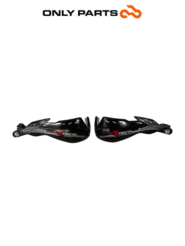 COPPIA PARAMANI NERI RTECH KTM SUPERDUKE 990CC ANNO 2006 HANDGUARDS RACETECH KIT — 3